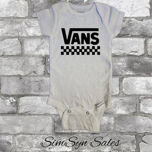 Vans Unisex Baby Onesie Onepiece Bodysuit 0-3 Months Brand New